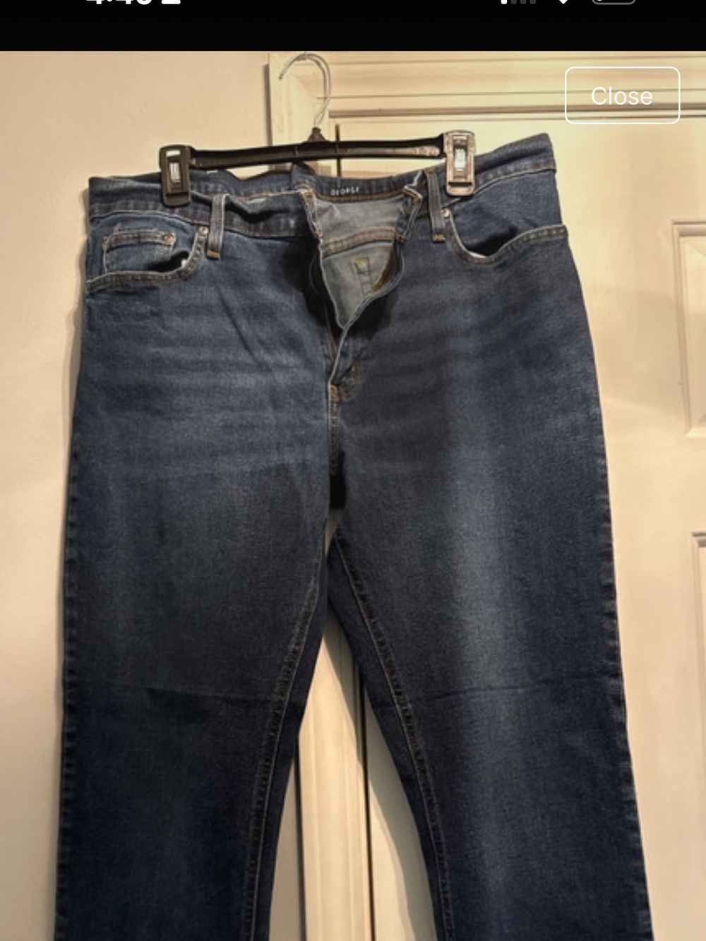 George Indigo Blue Denim Jeans straight